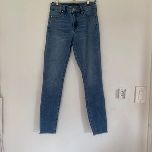 Club Monaco High Rise Blue Jeans